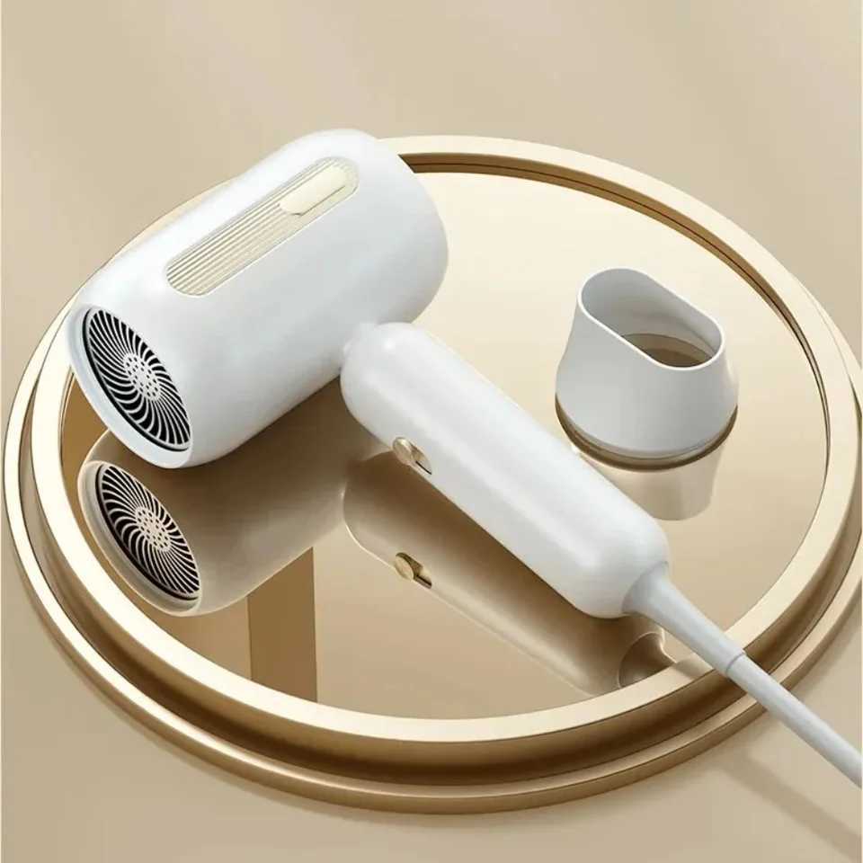 Mini hair dryer 220V/110V high-speed salon hair dryer low noise professional hair care fast drying negative ion travel W241018