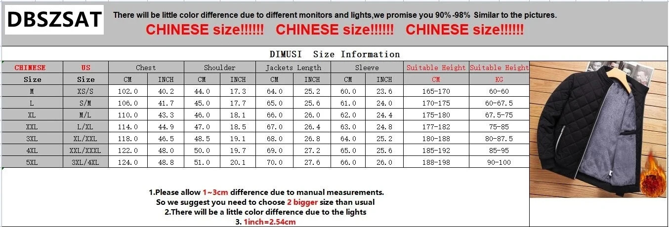 Winter Bomber Jacket Men Fashion Diamond Pattern Fleece Lined Casual Outwear Thermal Warm Coats Clothing 241018