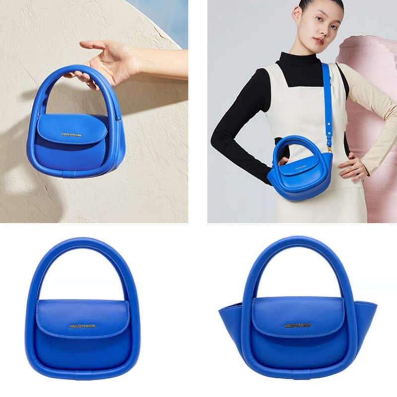 2024 New Aron Color Small Size Handbag Genuine Leather Summer Leisure Wrist Commuter Women Messenger Bag