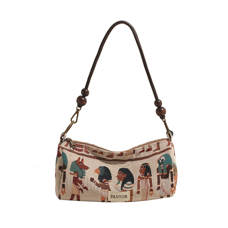 Tribal Personalized Small Fun Pharaoh Handbag Bohemian Style Shoulder Casual Underarm Bag #21 ddmymoon