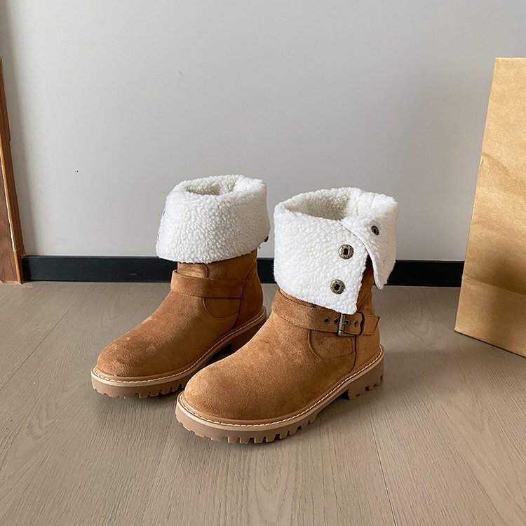 Milard Martin Boots Women's 2024 Autumn/Winter New Collection, No Knee, Two Wear Western Short Boots, Mid Barrel Motorcycle Boots