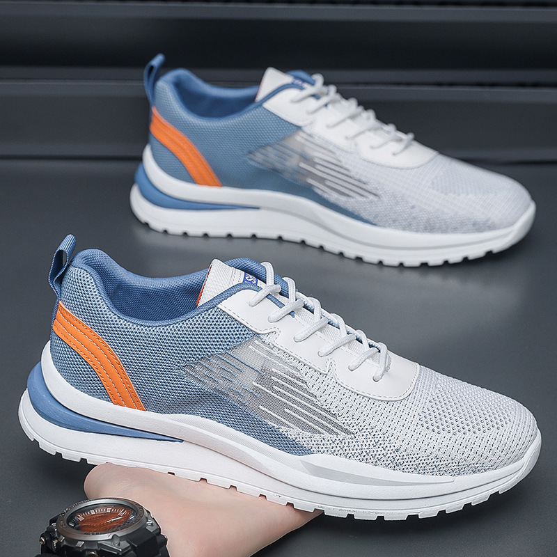 Comfortable Breathable Mesh New Summer Versatile Heightening Dad Casual Youth Running and Sports Shoes