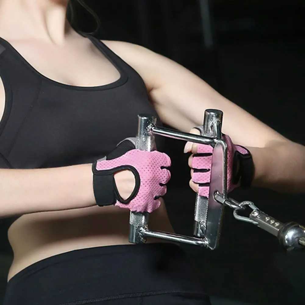 Fitn Gloves Gym Outdoor Fitn Gloves Non slip Half Finger Sports Gloves Full Palm Used for Outdoor WeightliftingW241018
