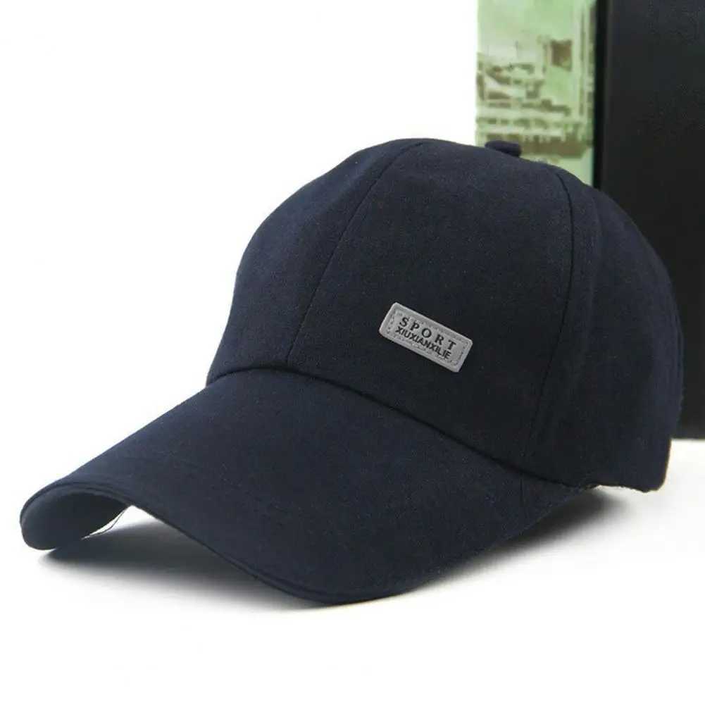 Fashion Letter Baseball Cap Solid Color Sunscreen Visor Hat Washed Dad Hats Simple Vintage Hip Hop Sun Hats For Women MenX241018