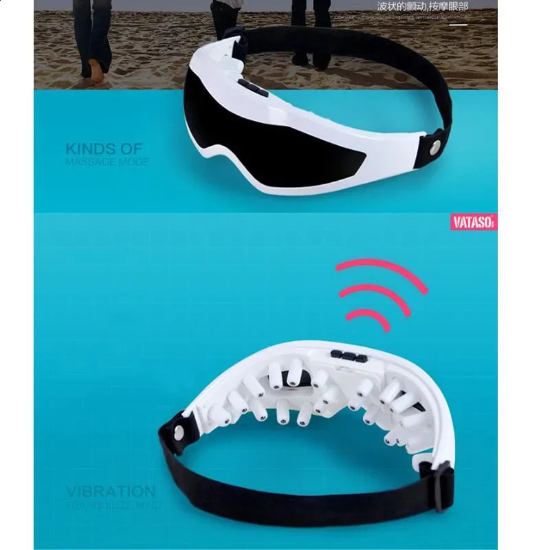 Eye Massager Eyes Fatigue Relief Smart Airbag Vibration Compress Massage Bluetooth Music Relax Sleep Improve Dark Circles 241008