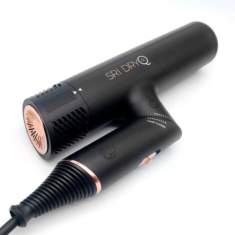 DryQ Intelligent Hair Dryer - Ultra Light Foldable Powerful Quiet Motor - Infrared and Ionic Technology W241018