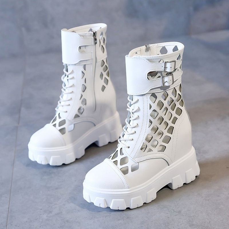 Stylish Hollow-Cut Women's Martin Boots for Summer Fashion and Convenience