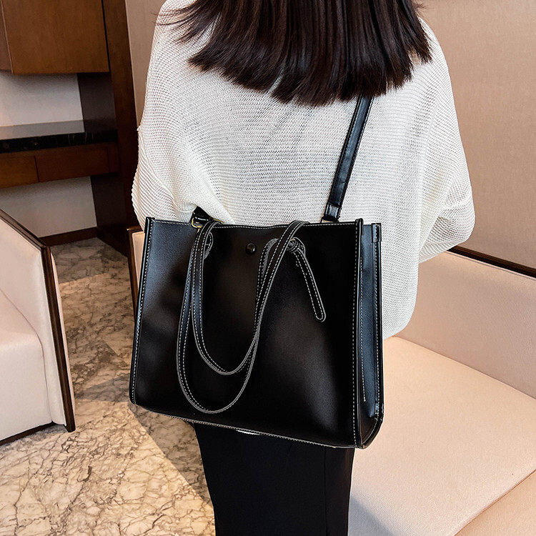 Soft Pu Leather Women Shoulder Bag Large Capacity Designer Brand Ladies Handbag Travel Female Big Totes Bolsas Commuter Bags