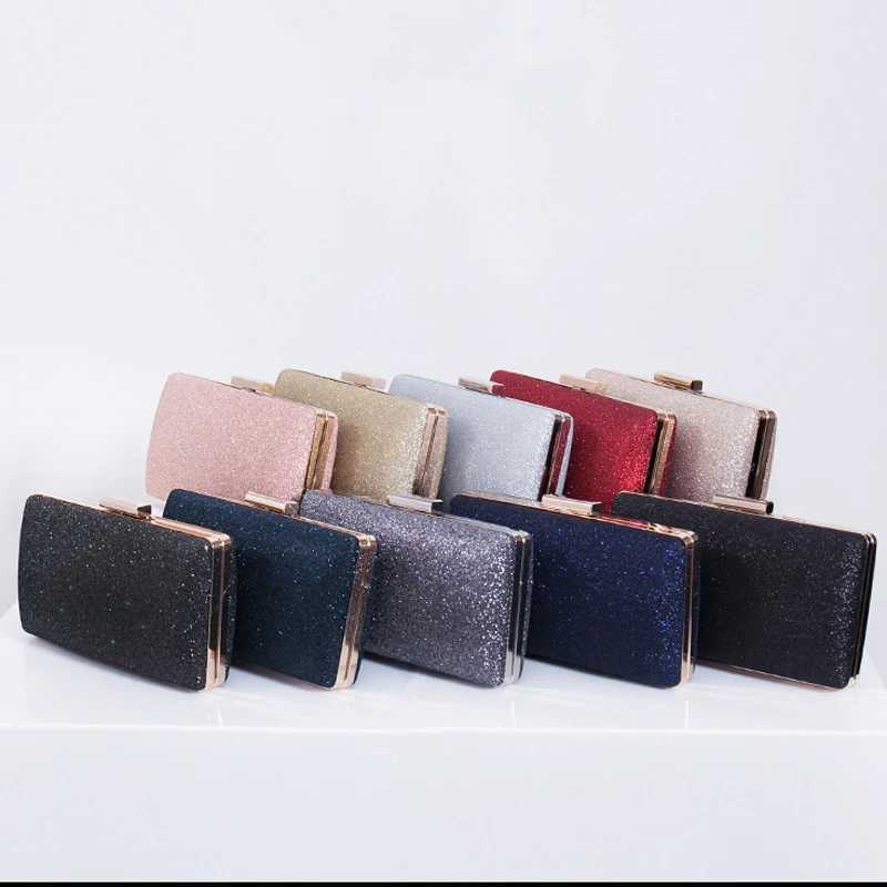 New Year luxury designer handbag champagne evening wallet retro shiny shoulder cross body bag wedding wholesale Z241018 - view 7