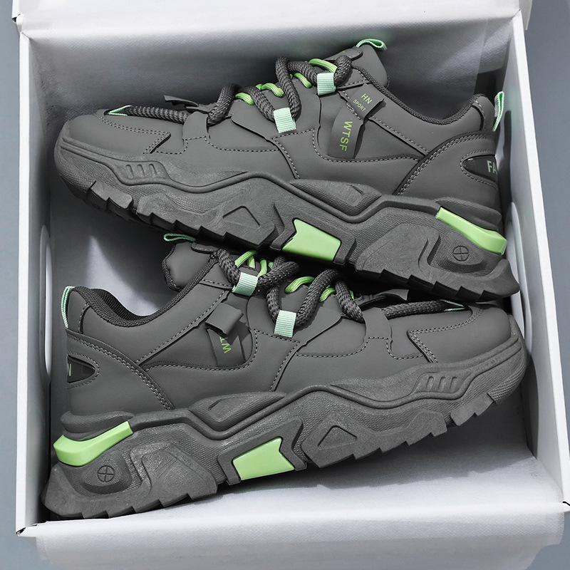 Men's Autumn New Korean Version Thick Soled Fashionable Versatile Casual Shoes