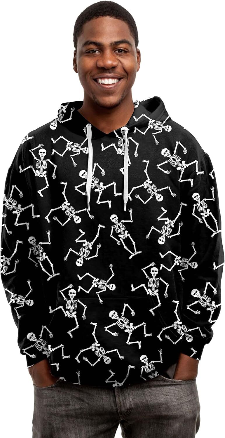 Hoodie for Mens Womens Unisex Cool 3D s Upgrade Quality Pullover Novelty Print Sweatshirt With Front Pocket Graphic Warm cool