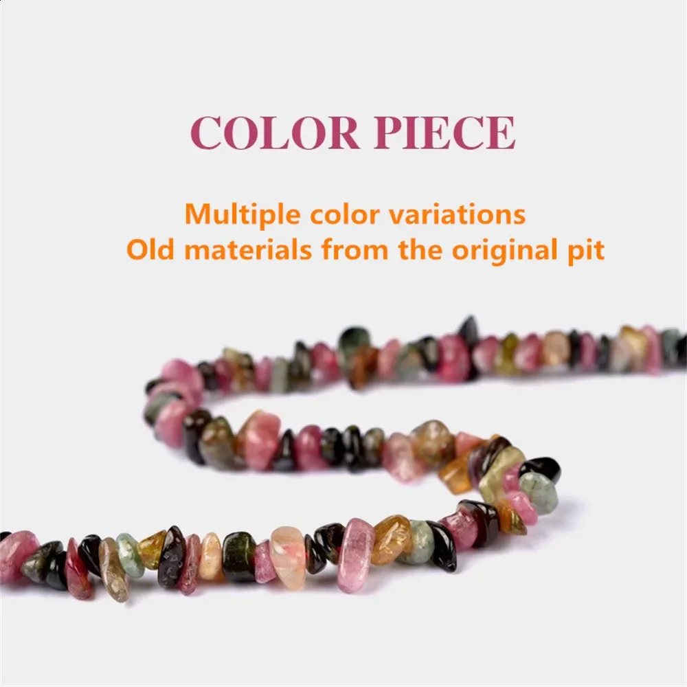 Natural stone irregular electrical stone bead necklace womens necklace mens energy jewelry unisex 5-8mm optional length 241018