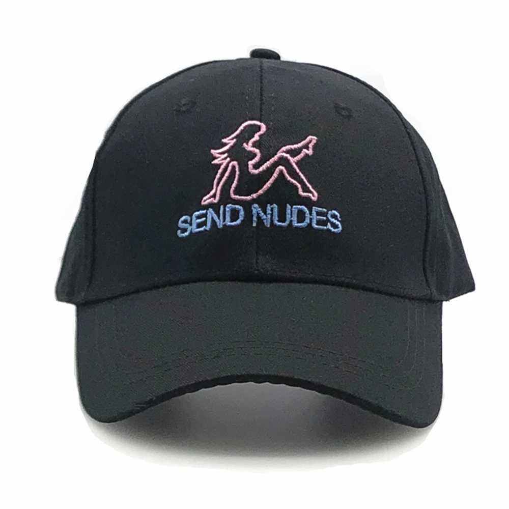 SEND NUDES Baseball Cap Fashion Cotton Embroidery Snapback Men High Quality Summer Dad Hat Male Kpop Sports DropshipX241018