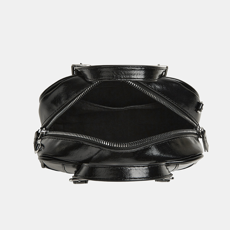 New Shoulder Crossbody Trendy Boston Bowg Women's Bag Korean Style Versatile Niche Retro Handbag