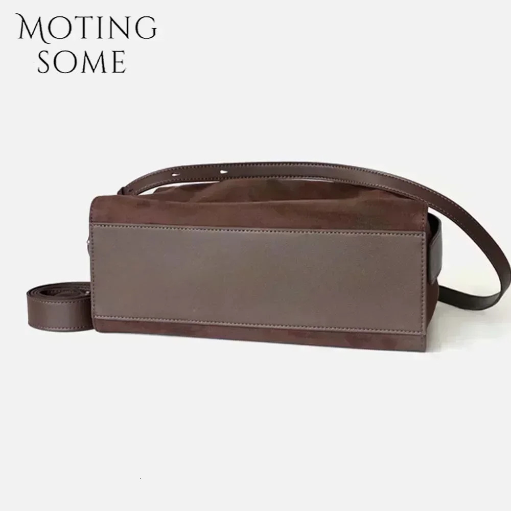 MS Leather Women Bags Crossbody Bag Soft Frosted Cowhide Boston Handbag Autumn New Daily Purses Casual Tote 2023