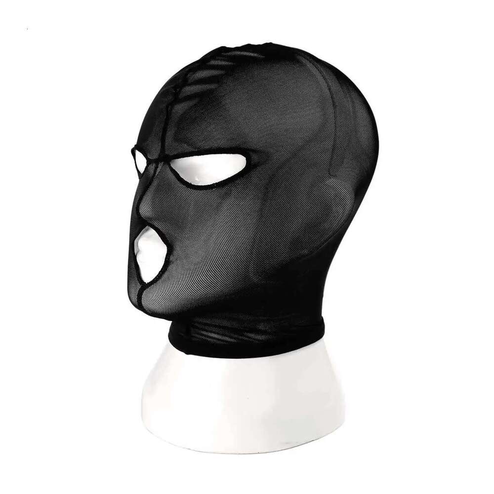 Bdsm Bondage Full Head Mask Sex Toys Unisex Blindfold Eye Mask Elastic Sexy Masks Couples Cosplay Erotic Headgear Accessories