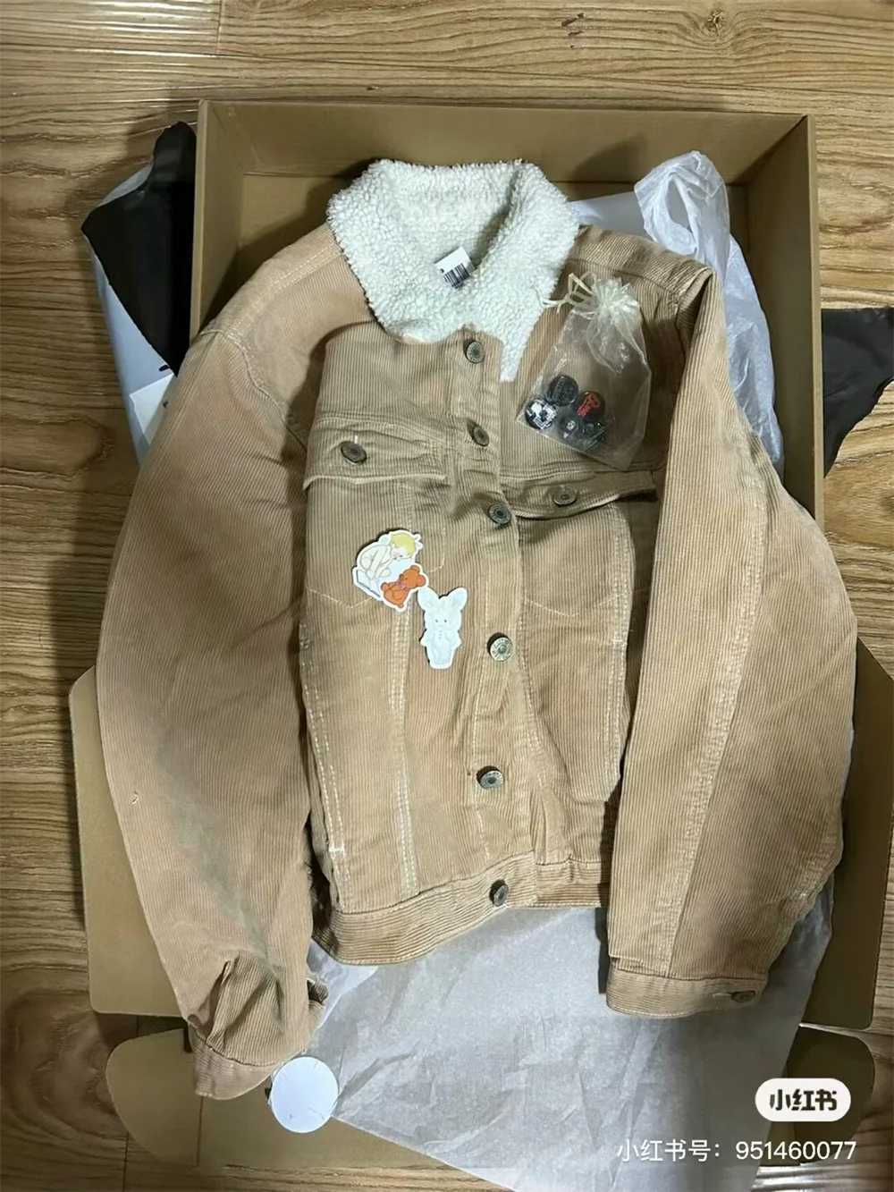 Women Pocket Corduroy Jacket 2023 Winter Fashion Casual Ladies Commuter Lamb Wool Solid Thick Jacket For Women khaki OutwearX241018