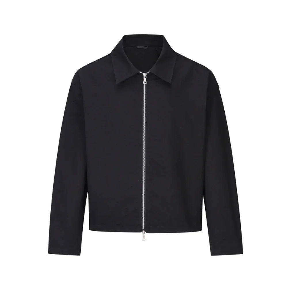 Mens Coats High Street Trend Short Zipper Womens Jacket Couple Outerwear Cardigan Tops Fashion Baseball 241018