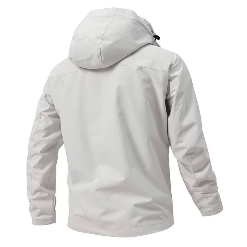 Autumn Mens Mountain Ski Jacket Waterproof Raincoats Outdoor Sports Windbreaker Breathable Hooded Coats Clothing 241018