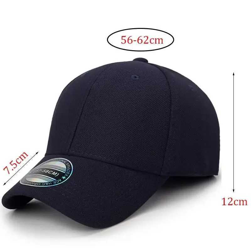 Summer Breathable Stretch Hats Fitted Solid Color Baseball cap Outdoor sports golf Caps for Women Men Hip HopX241018
