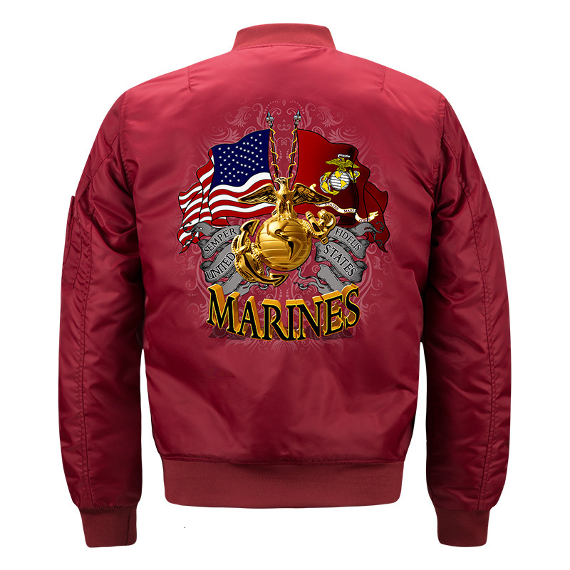 New Military Marines Men's Jacket Spring Man Outerwear Ma-1 Aviator Pilot Air Bomber Jackes Oversize S-7Xl 8Xl