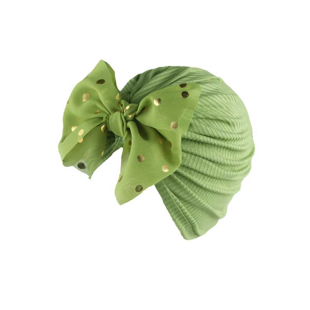 Lovely Shiny Bowknot Baby Hat Cute Solid Color Baby Girls Boys Hat Turban Soft Newborn Infant Cap Beanies Head Wraps LX241018