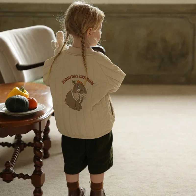 Baby girl boy down jacket children cartoon jacket childrens warm jacket autumn winter childrens clothing Korean style M241018