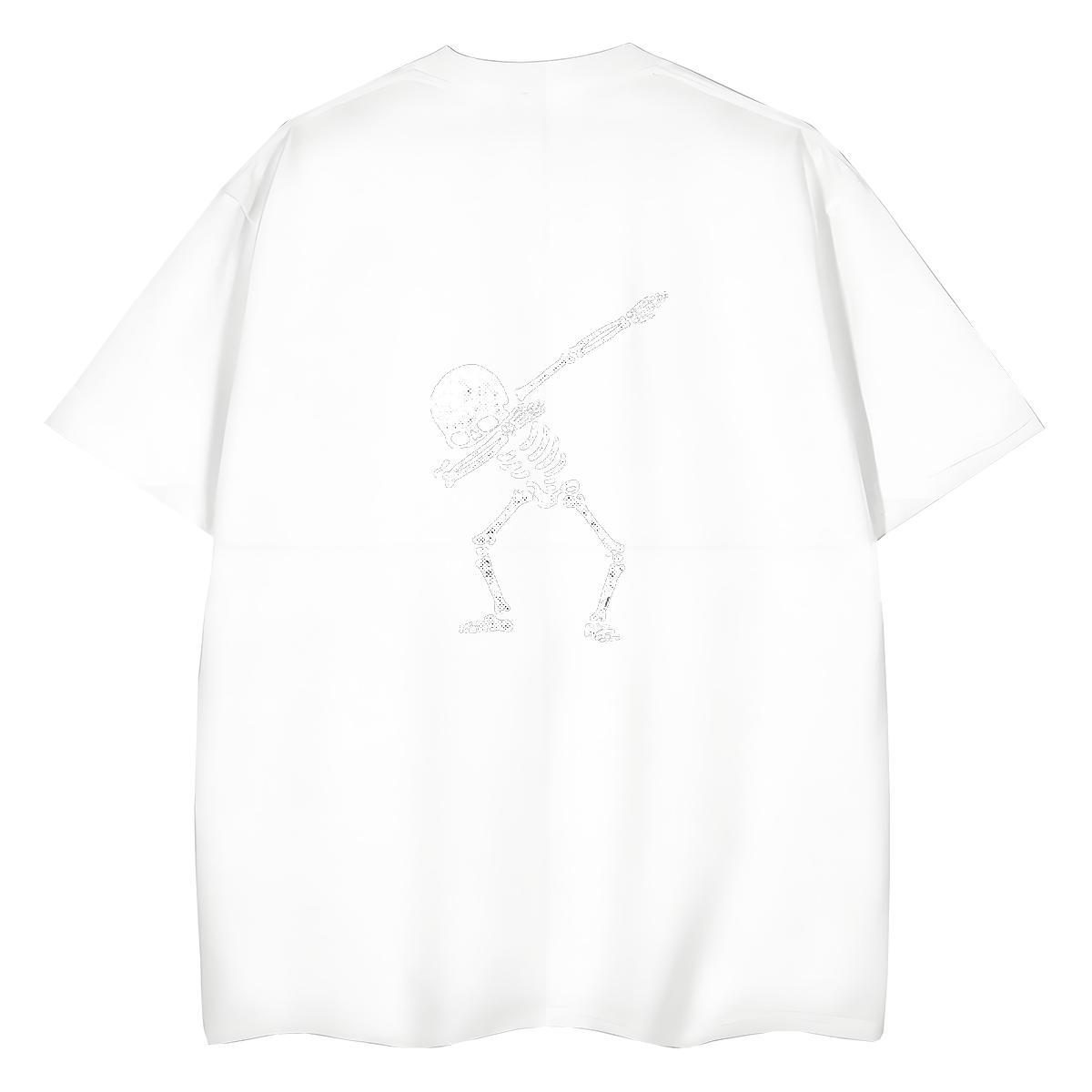 2024 Designer Women T Shirts 230g Cotton Crew Neck Hip Hop skull Couples T Shirts Designer Nice Floral Print Tees Shirts