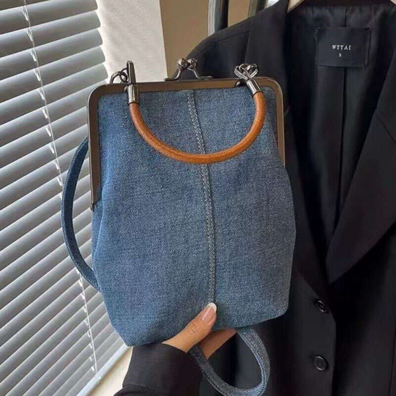 Phone Mobile Fashion Denim Crossbody Bags Sweet Commuter Female Tote Versatile Shoulder Portable Women Exquisite Mini Bag