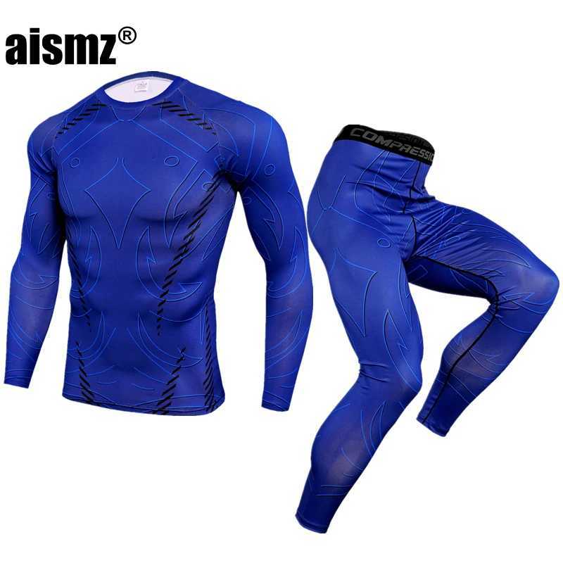 Mens Thermal Underwear Aismz Thermal Underwear Men Sets Quick Dry Stretch Thermo Underwear Compression Warm Male Long Johns Fitness Man Leggings Body 