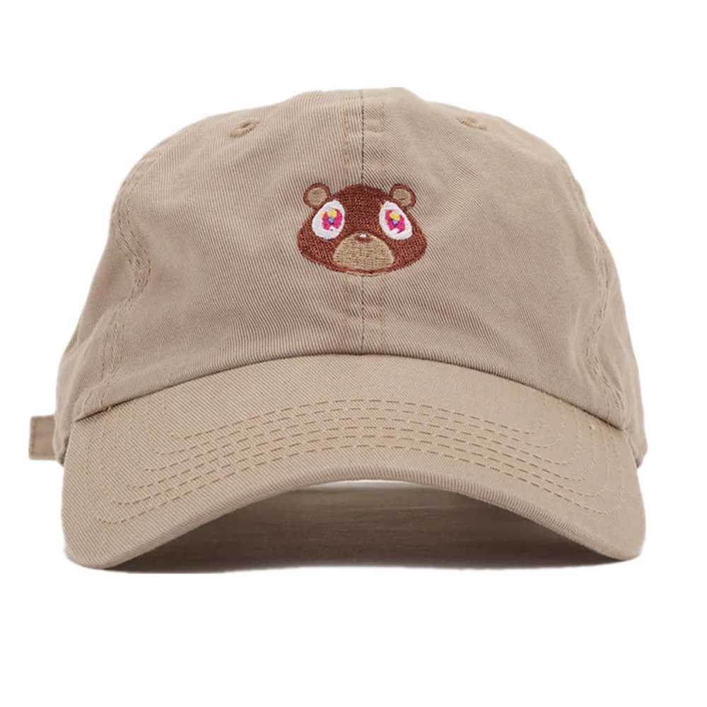 Kanye West Ye Bear Dad Lovely Baseball Cap Summer For Men Women Snapback Unisex Exclusive Release Hip Hop Hot Style HatX241018