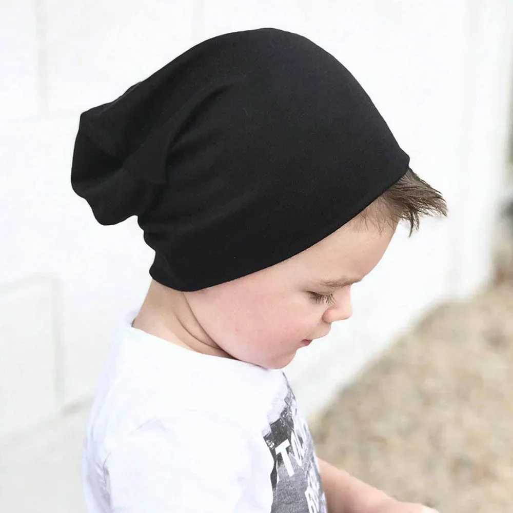 2pcs New Baby Hat Soft Cotton Newborn Bonnet Warm AccessoriesScarf Set Boys Girls Hip Hop Cap Autumn Winter Newborn LX241018