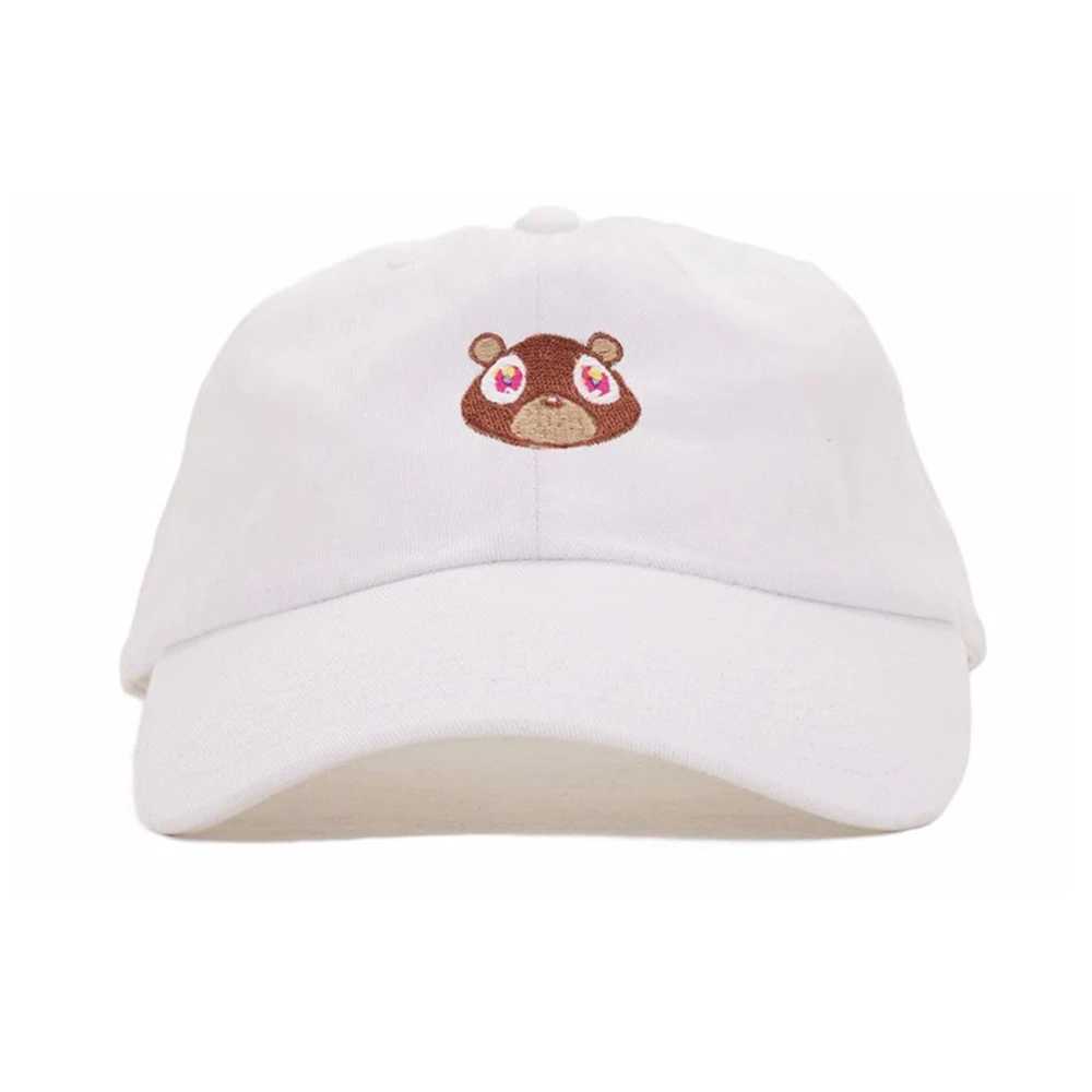 Kanye West Ye Bear Dad Lovely Baseball Cap Summer For Men Women Snapback Unisex Exclusive Release Hip Hop Hot Style HatX241018
