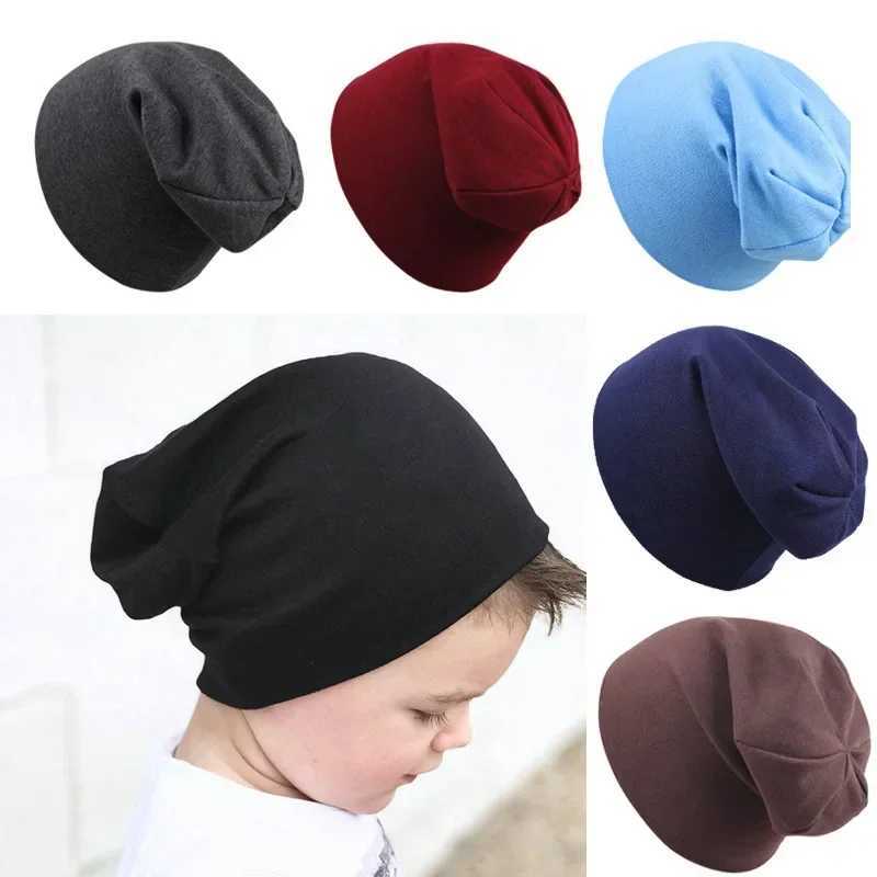 2pcs New Baby Hat Soft Cotton Newborn Bonnet Warm AccessoriesScarf Set Boys Girls Hip Hop Cap Autumn Winter Newborn LX241018