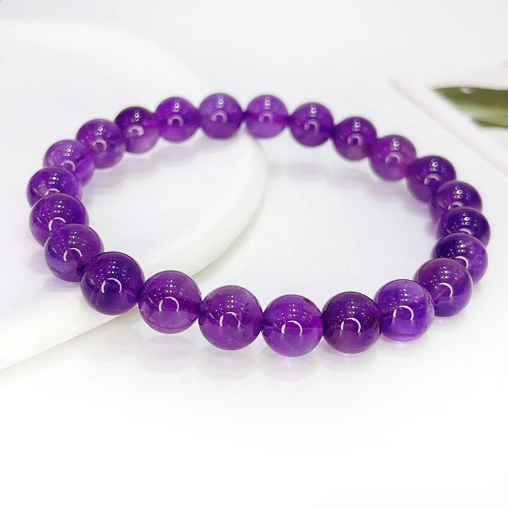 Natural stone bracelet amethyst turquoise Aventurine Aquamarine beads jewelry gift mens magnetic health protection womens health protection 241018