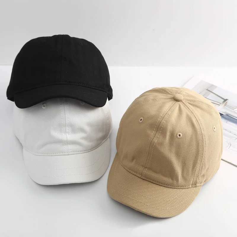Japanese Short Brim Baseball Cap Vintage Soft Top Men Women Hat Summer Outdoor Adjustable Trucker Caps Streetwear Hip-hop HatsX241018