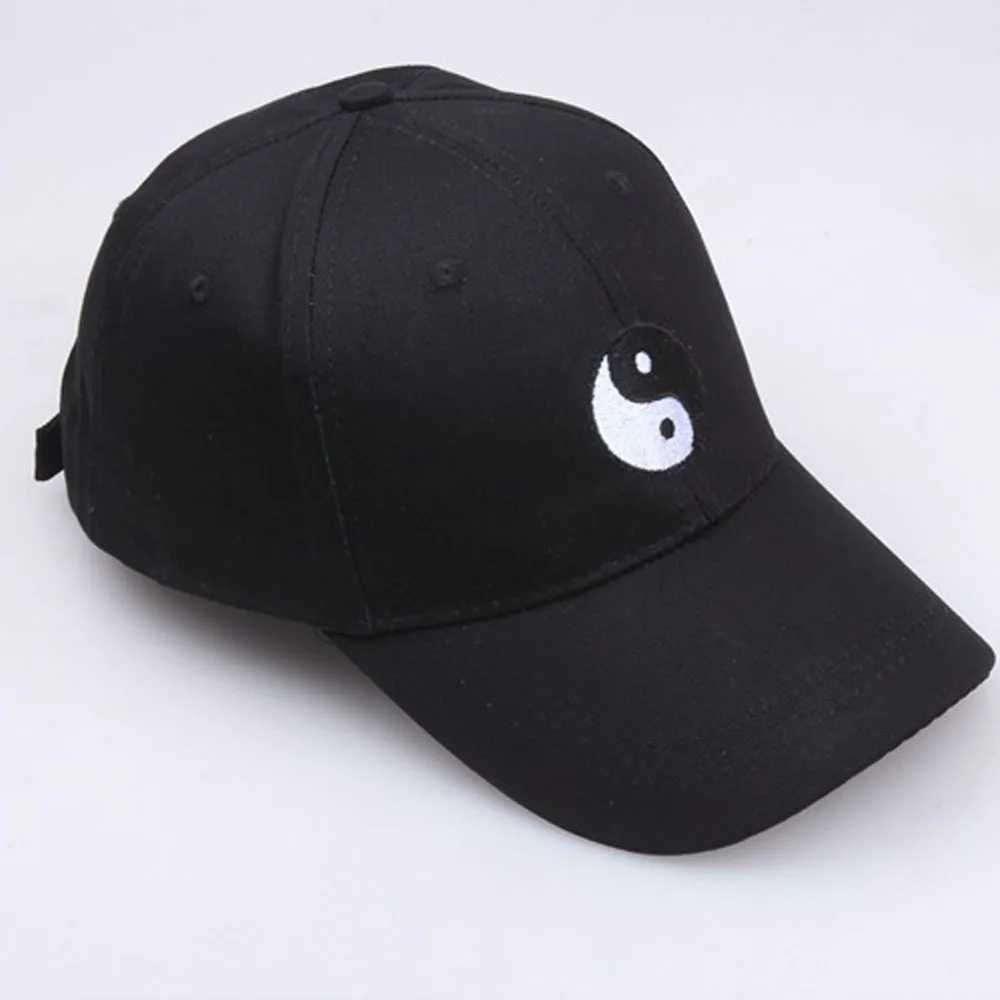 High Quality Dad Hat 100% Cotton Swimming Yin and Yang Gossip Embroidered Hat Snapback Baseball Cap For Men Women Trucker CapsX241018