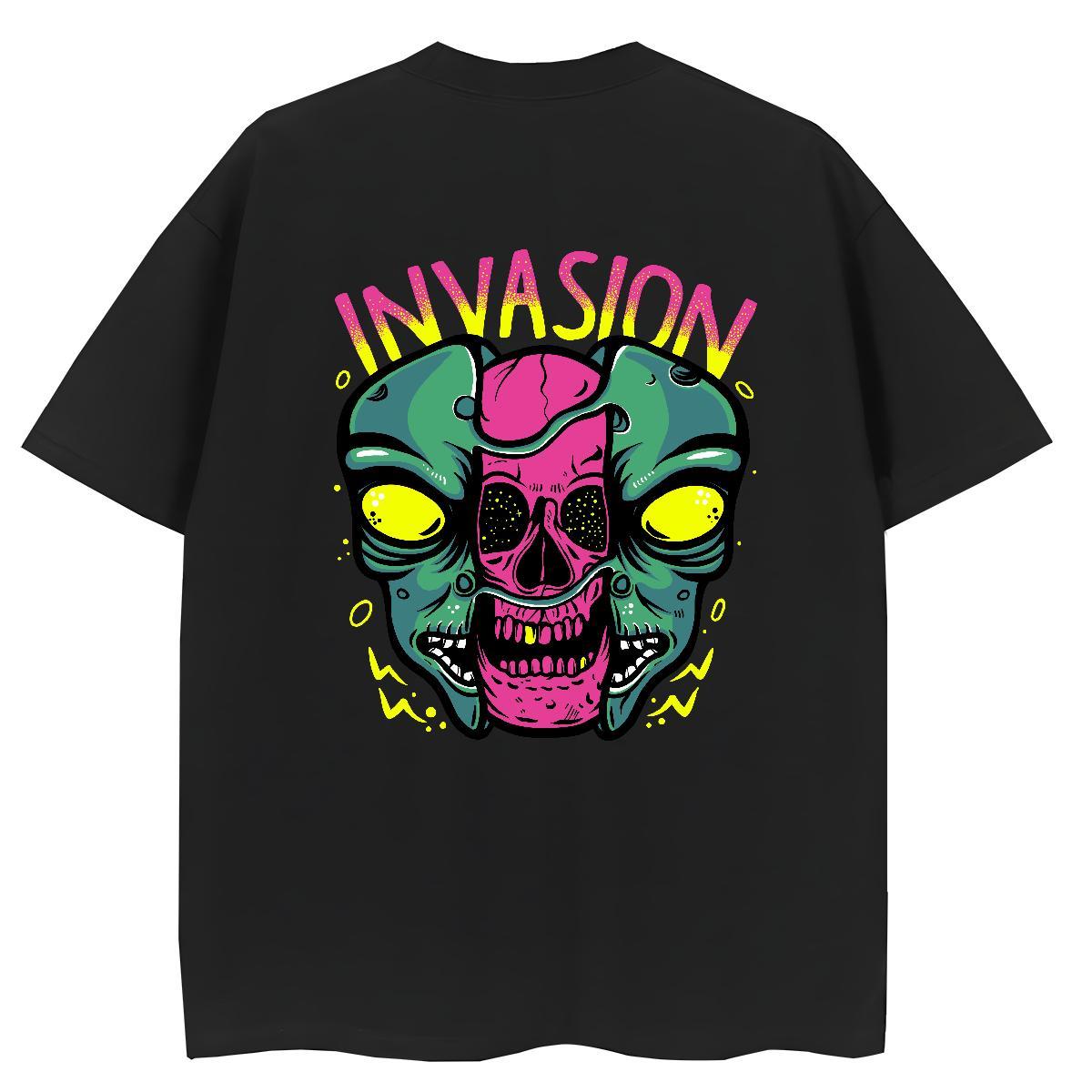 Fashion New T shirt 100% Cotton 230g Round Neck Short Sleeve Outdoor skull Couples T Shirts Designer Anime Clothes Shirt