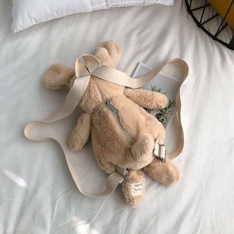 New Style Doll Backpac Cartoon Backpack Dog Plush Women Bag Gift Animals Kids Bags For Girls