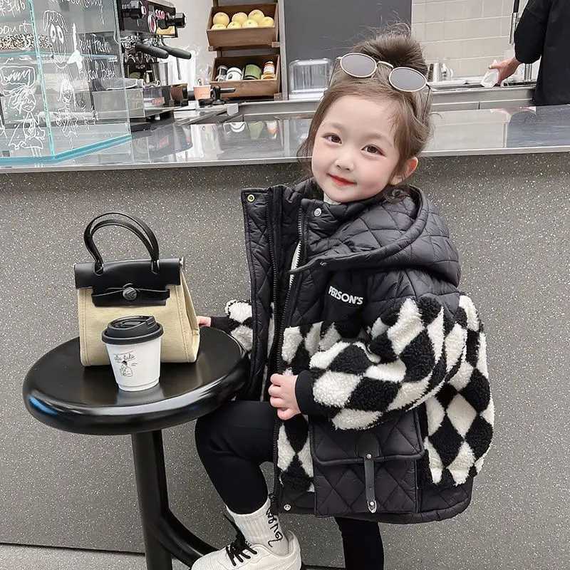 Thick Girl Cotton Coat New Baby Cotton Coat Winter Girl Cotton Coat Childrens Winter Clothing M241018