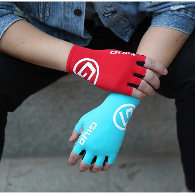 GIYO Mountain Road Bike Summer Bike Gloves Breathable Half Finger Gloves Mens and Womens Sports Cycling Shockproof Bike GlovesW241018