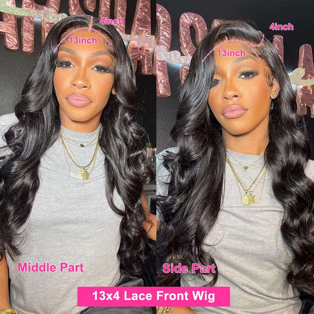 30 40 Inch 13x4 13x6 HD Body Wave Lace Front Wig Pre Plucked Loose Wave Lace Frontal Wig 100% Human Hair Wigs For Black Women