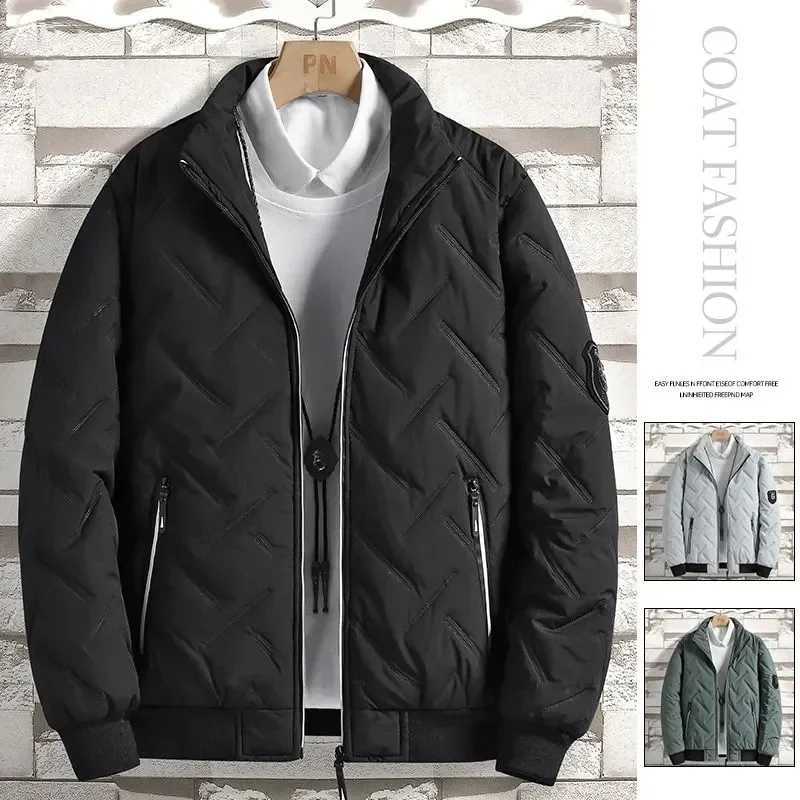 New Parkas Winter Cotton Jacket Men Korean Version of The Trend of Short Section Collar Light Down Cotton Jackets for Men 5XL LX241018