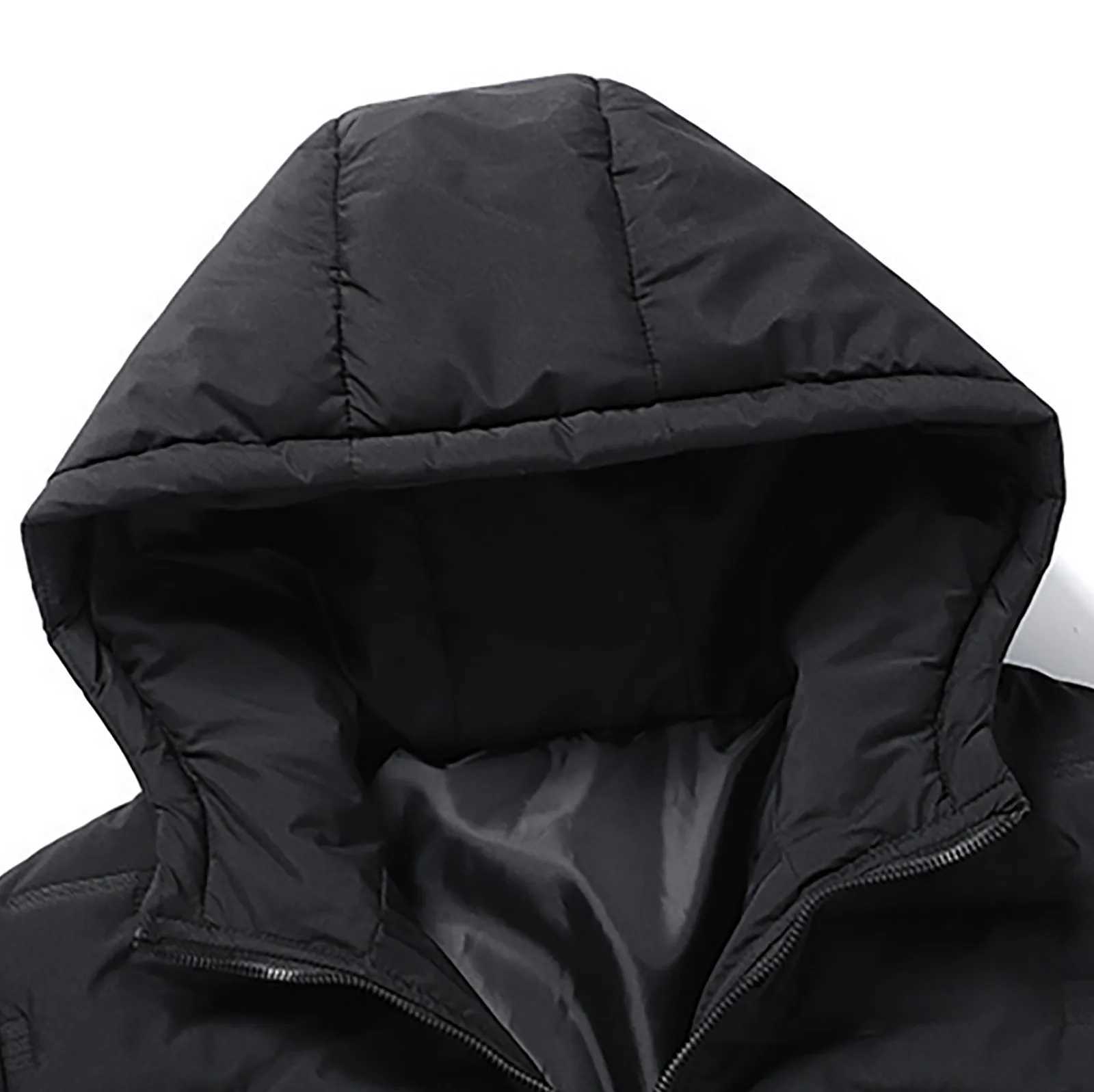 Down Jacket Coat Men Light Thin Zip Up Outerwear Plus Size Fashion Handsome Winter 2024 New Warm Padded Coat Boy Korean Version LX241018