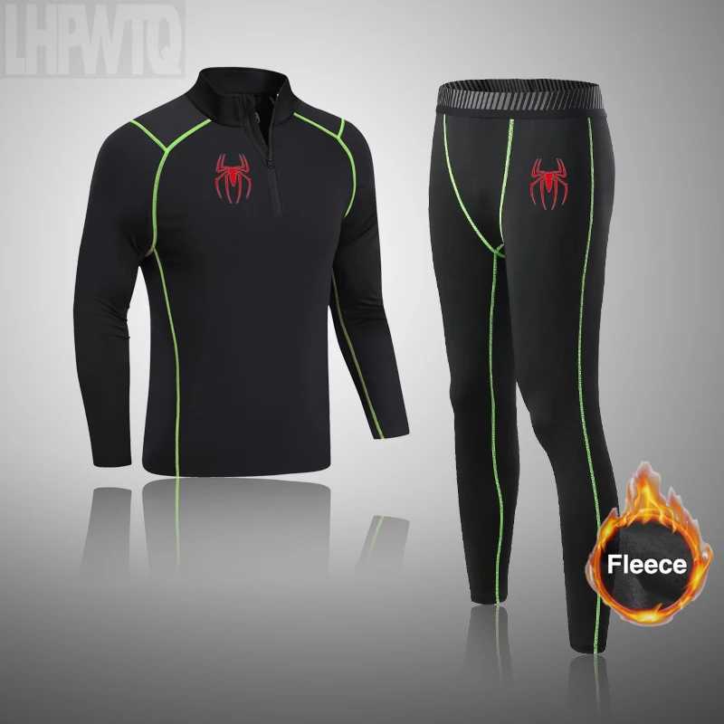 Men's Thermal Underwear Winter Thermal Underwear Men Long Johns Sets Flce Warm ski Thermal Underwear Sports Winter Thick Thermo Underwear Sets Y2