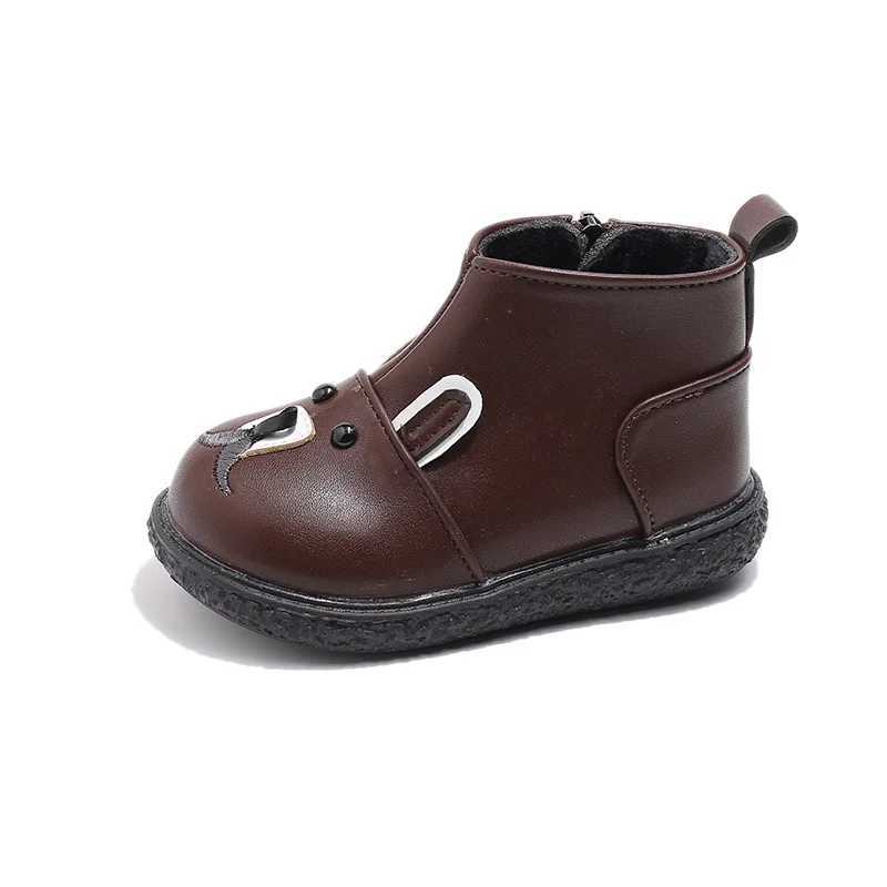 Boots Childrens Boots for Girls Winter Cute Cartoon Toddlers Boys Snow Boots Fashion Warm Versatile Kids Causal Ankle Cotton Boots H241018