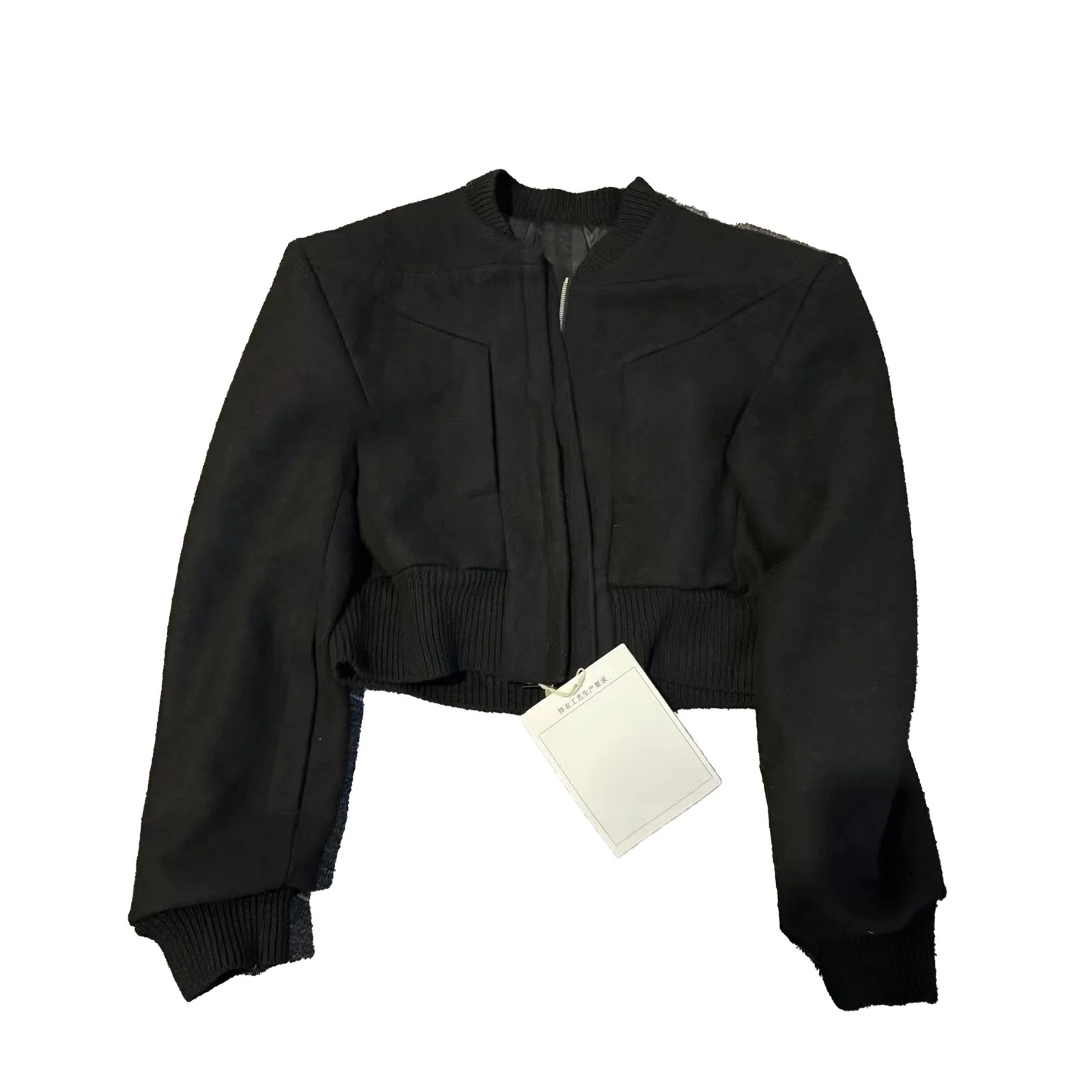 NIGO Mens Winter Dark Wool Shoulder Flight Jacket Waisted Fashion Trends Ngvp #nigo8922 241018
