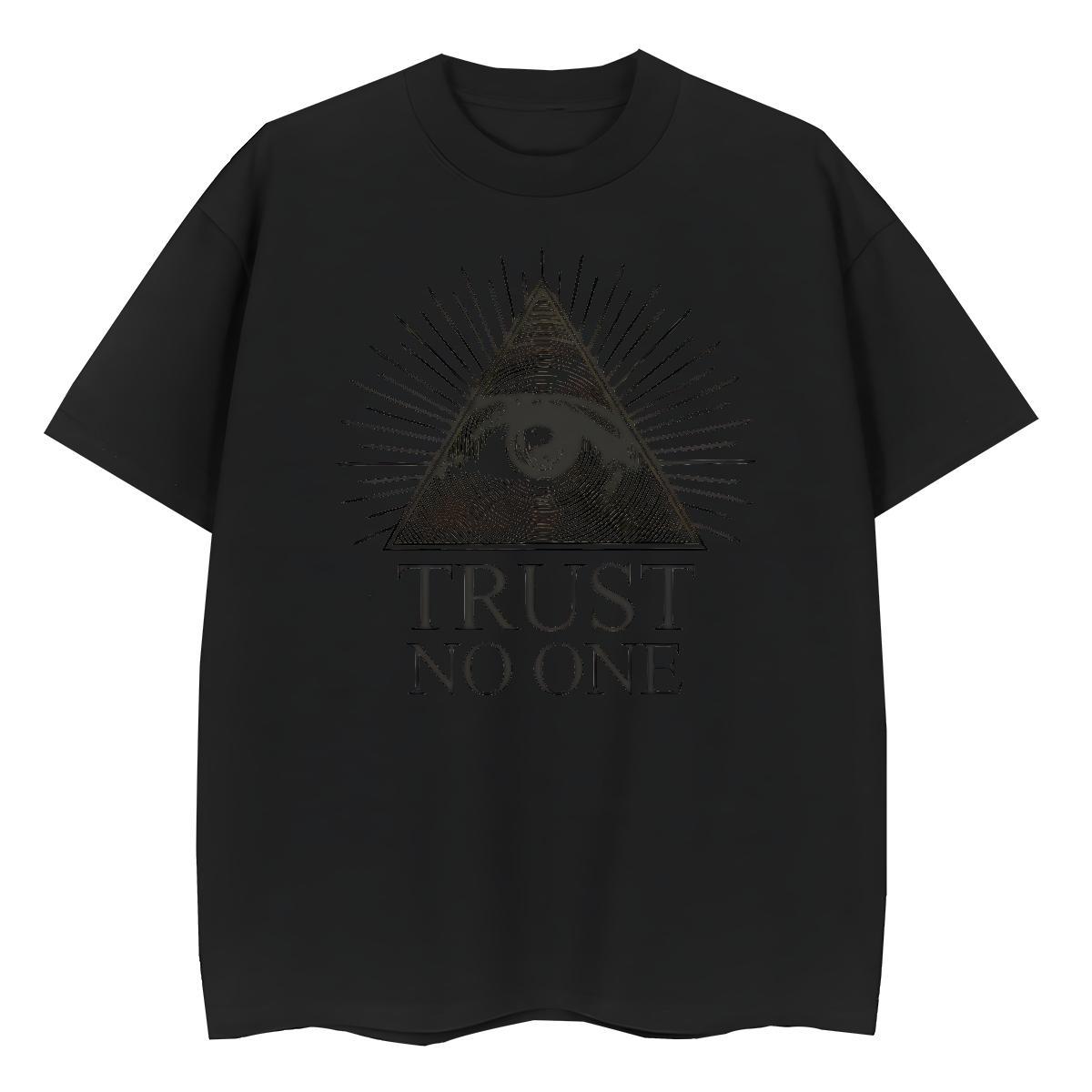 Stylist T shirt 230g 100% Cotton Breathable Short Sleeve Spring Summer eye of the devil Woman Tshirt Unisex Cartoon Print Clothings