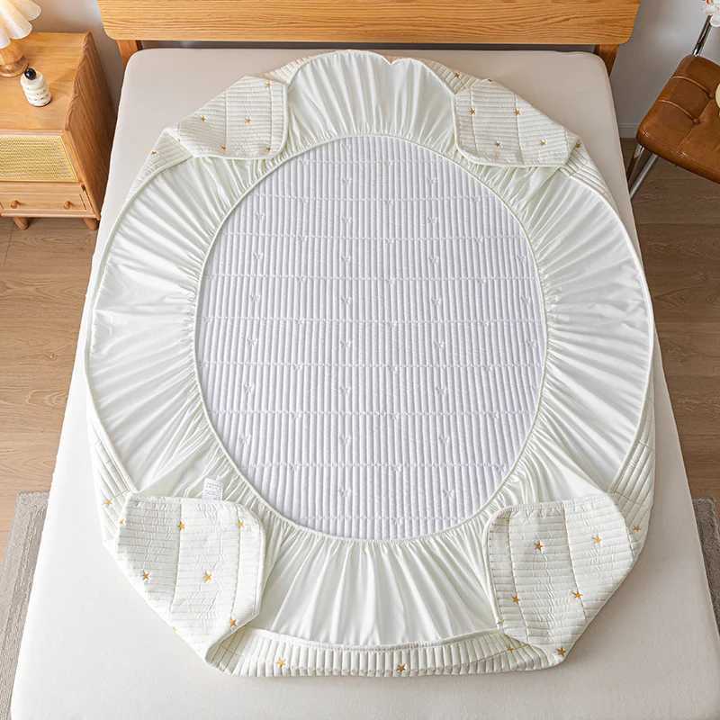 Bed Sheet Safe waterproof mattress cover protector breathable and comfortable embossed bed cover washable bed sheets M241018