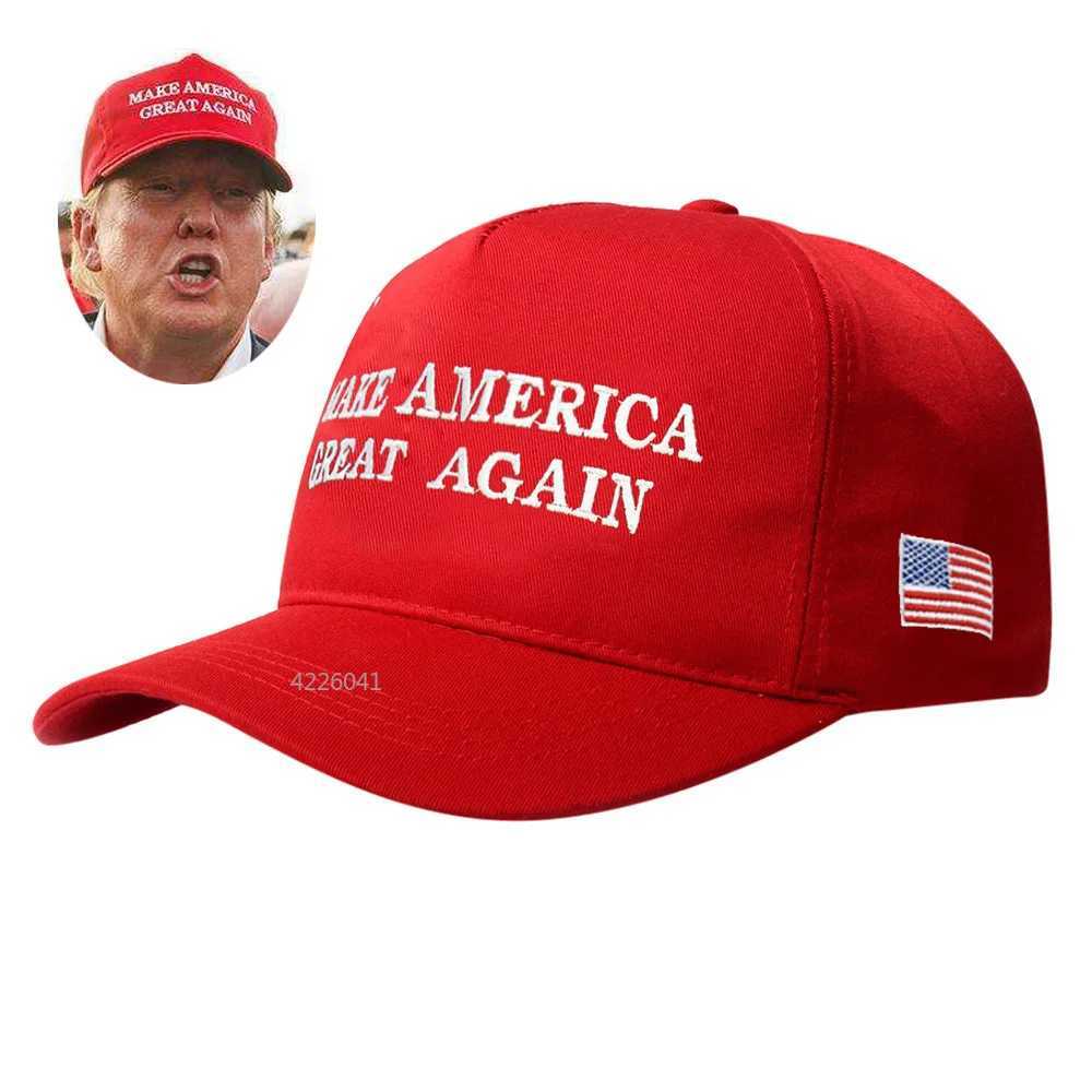 Trump American Presidential Hat Make America Great Again Hat Donald Trump Republican Hat Cap MAGA Embroidered Mesh CapX241018